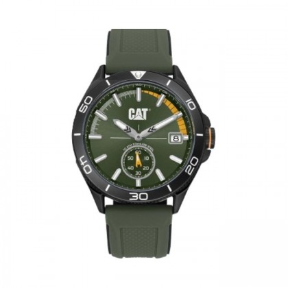 CAT DOME QD-151-20-120 Analog Green Silicone Strap Men Watch
